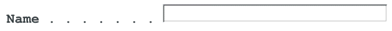 Example of field component