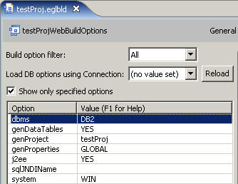 Picture of the EGL build parts editor