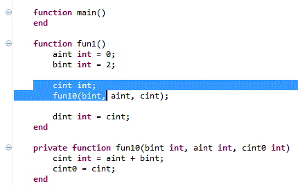 This screen capture shows the result code after the extract operation.