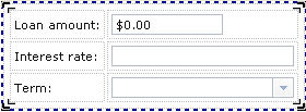One grid layout is displayed in another.