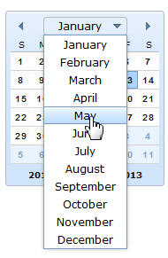 A Dojo calendar