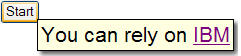 Output of the Tooltip Provider GoToWebsite