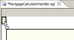 Dragging a record from the Data view to the Grid Layout widget.