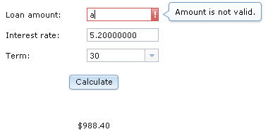 The monthly payment amount appears in the Payment field.