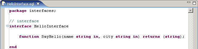 The code of the EGL interface part