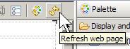 The refresh button shows two yellow arrows that point in opposite directions.