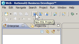 The New EGL Project icon.