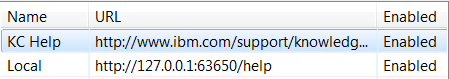 Help Content preference window