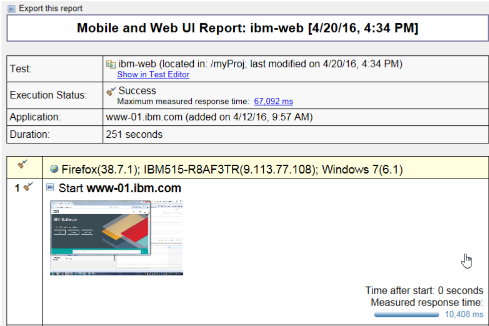 Mobile and Web UI report