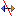a double arrow icon with slash icon