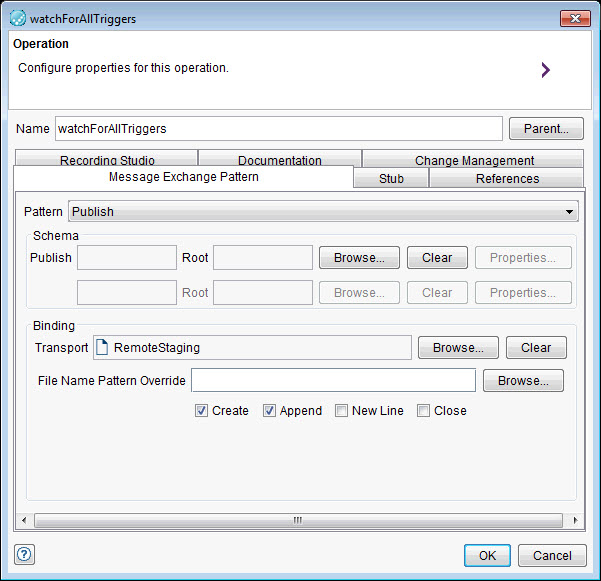 The MEP page of the File transport.