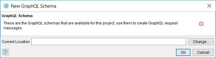 New GraphQL dialog box
