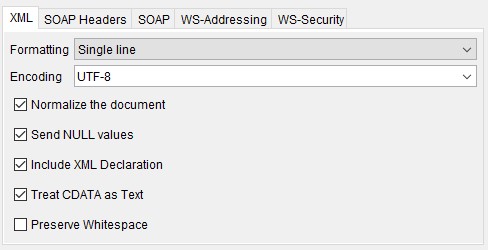 XML properties