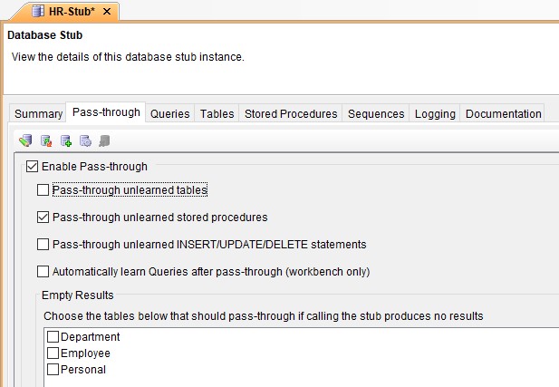 image of the pass-through unlearned stored procedures