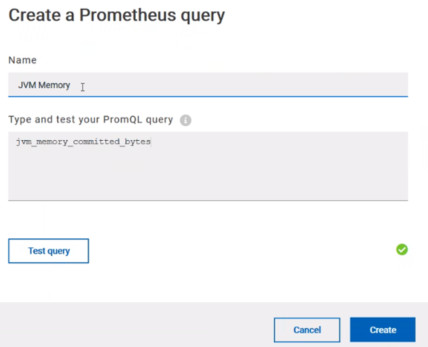 Create a Prometheus query window