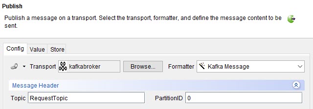 image of screen to select transport and formatter