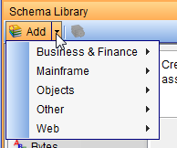 Five schema categories are displayed.