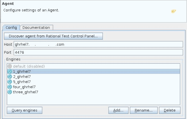 Configure agent settings in the Agent window.