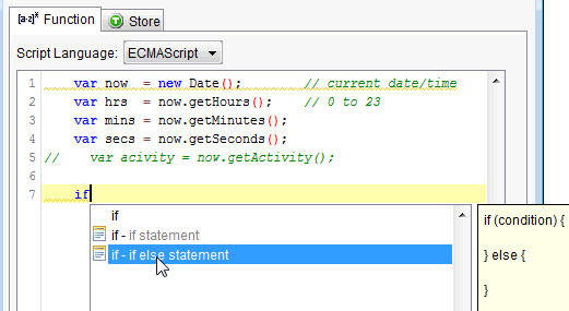 Autocomplete if statement