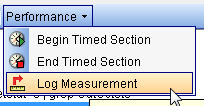 Add a log measurement action