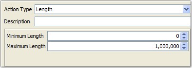 Length action type options