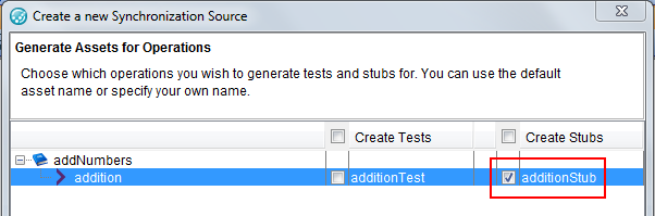 Image of the Create a new Synchronization Source window.