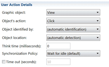 User Action Details