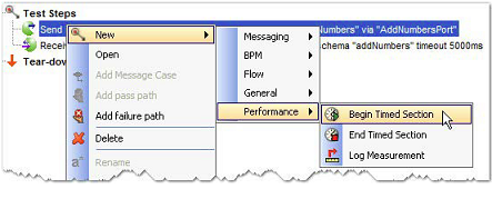 Configure timed section