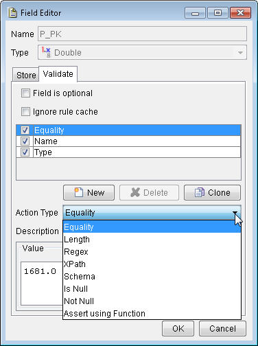 Stored Procedure Validate tab